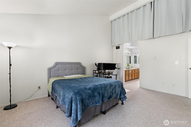 8407 18th Ave W Unit 6-104, Everett, WA 98204 - bedroom with light carpet and connected bathroom