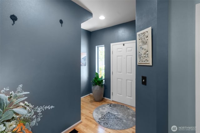 782 Fenway Ln SW, Tumwater, WA 98512 - foyer featuring wood finished floors and recessed lighting