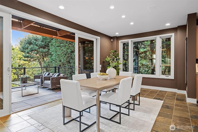 530 Alexander Ave, Kirkland, WA 98033 - dining area featuring recessed lighting and baseboards