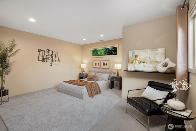 530 Alexander Ave, Kirkland, WA 98033 - carpeted bedroom with baseboards and recessed lighting