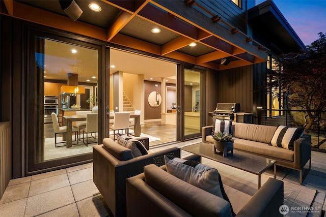 530 Alexander Ave, Kirkland, WA 98033 - view of patio / terrace featuring an outdoor living space