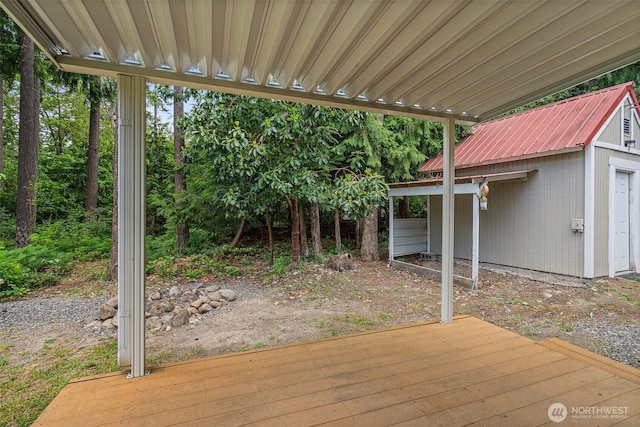 18822 Rampart Dr SE, Yelm, WA 98597 - view of wooden terrace