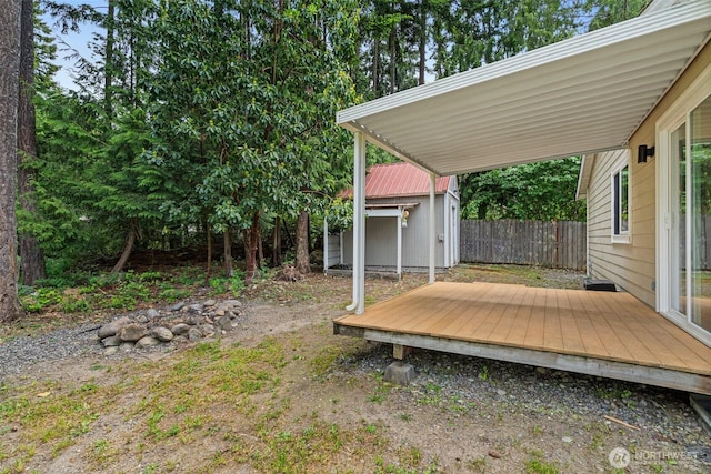 18822 Rampart Dr SE, Yelm, WA 98597 - view of yard with a deck