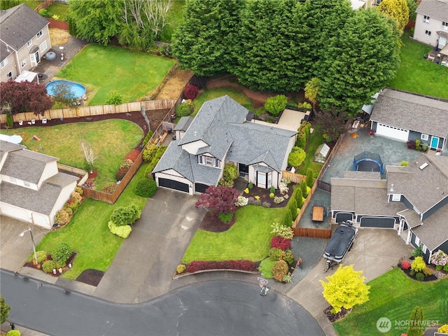 23813 109th Street Ct E, Buckley, WA 98321 - aerial perspective of suburban area