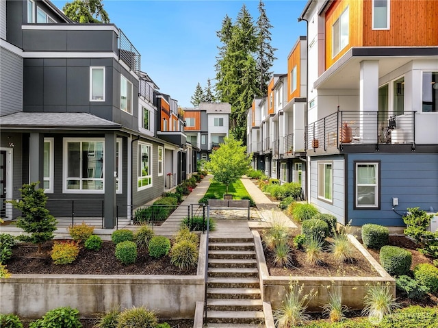 2349 N 147th St Unit B, Shoreline, WA 98133 - view of property's community with a residential view and stairs
