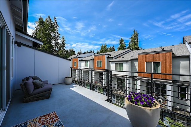 2349 N 147th St Unit B, Shoreline, WA 98133 - view of patio with a balcony and a residential view