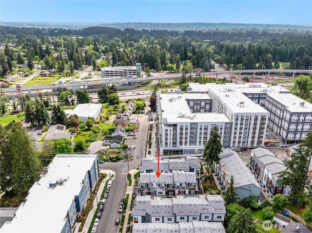 2349 N 147th St Unit B, Shoreline, WA 98133 - drone / aerial view of a heavily wooded area