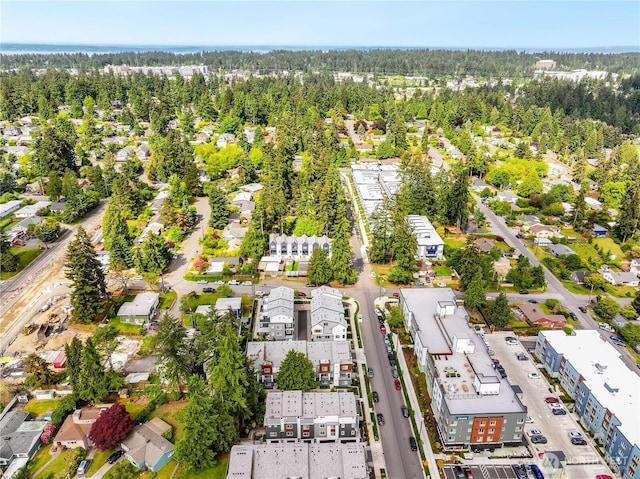 2349 N 147th St Unit B, Shoreline, WA 98133 - aerial perspective of suburban area featuring a tree filled landscape