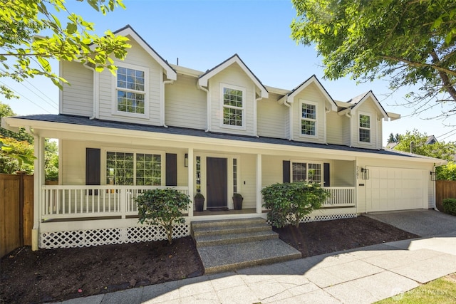 7201 Seward Park Ave S, Seattle, WA 98118 - view of front of house with covered porch and asphalt driveway