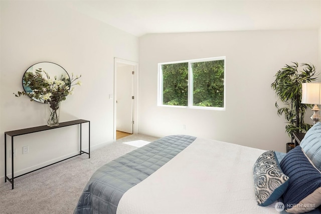 303 NE 133rd St, Seattle, WA 98125 - bedroom featuring carpet flooring and vaulted ceiling