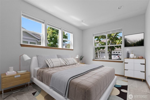509 Clover Ln, Bellingham, WA 98226 - bedroom featuring carpet, recessed lighting, and baseboards
