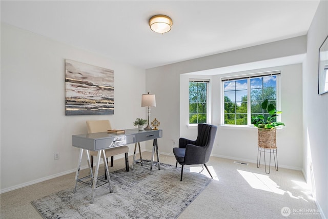 7718 NE 183rd St, Kenmore, WA 98028 - carpeted office space featuring baseboards