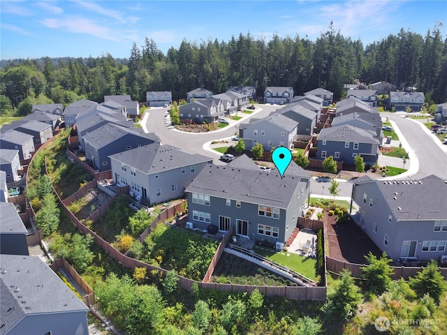 6451 Randolph Dr NE, Bremerton, WA 98311 - aerial view of residential area with a heavily wooded area