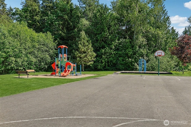 2603 105th Ave SE, Lake Stevens, WA 98258 - community playground with a lawn and community basketball court