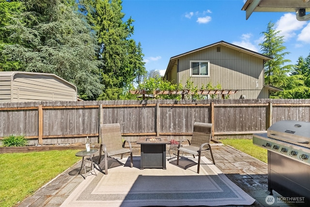 11726 130th Avenue Ct E, Puyallup, WA 98374 - view of patio featuring grilling area