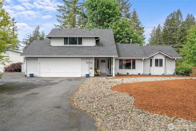 37911 300th Ave SE, Enumclaw, WA 98022 - view of front of home featuring roof with shingles and asphalt driveway