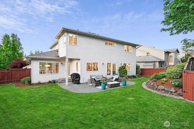 23510 14th Dr SE, Bothell, WA 98021 - back of house with an outdoor living space and a patio