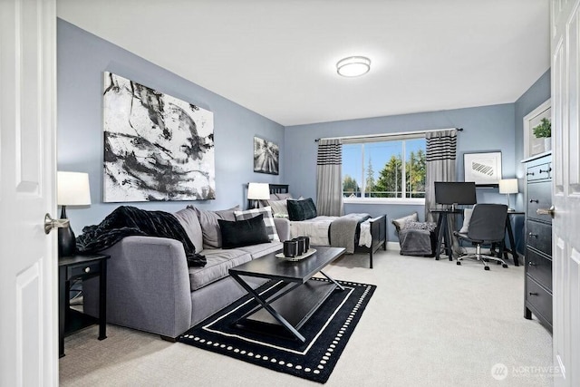 23510 14th Dr SE, Bothell, WA 98021 - living area with carpet flooring and a desk