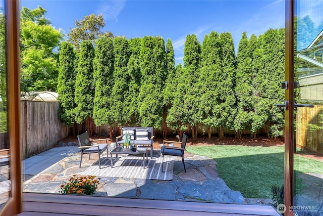 2334 N 57th St, Seattle, WA 98103 - view of patio / terrace with outdoor lounge area
