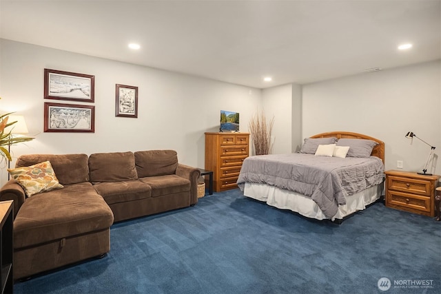 2911 216th Ave NE, Sammamish, WA 98074 - carpeted bedroom featuring recessed lighting