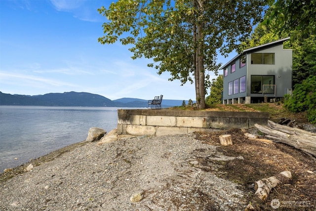 4869 Mercer Rd, Bow, WA 98232 - water view featuring mountains