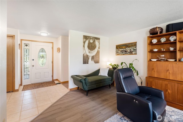 6888 Golf View Dr, Lynden, WA 98264 - foyer entrance featuring light wood finished floors and baseboards