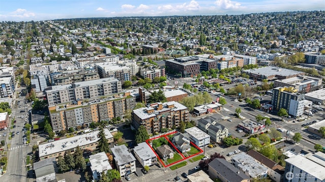 1526 NW 53rd St, Seattle, WA 98107 - view of urban area featuring property parcel outlined