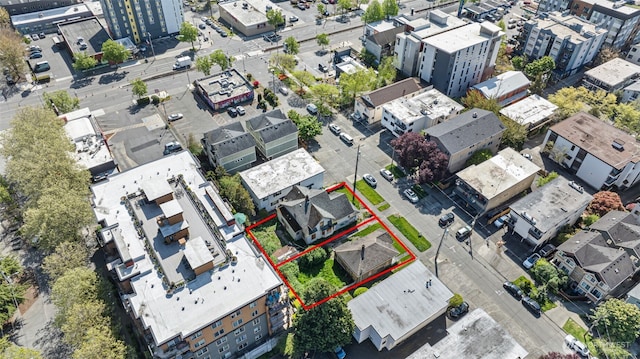 1526 NW 53rd St, Seattle, WA 98107 - aerial overview of property's location with property boundaries highlighted