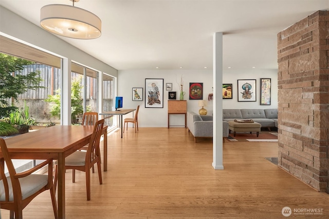 2043 N 78th St, Seattle, WA 98103 - dining space featuring light wood-type flooring