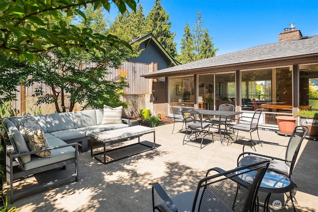 2043 N 78th St, Seattle, WA 98103 - view of patio with outdoor lounge area and outdoor dining area