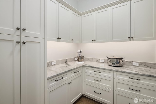 1848 77th Ave NE, Medina, WA 98039 - kitchen featuring white cabinets and light stone counters