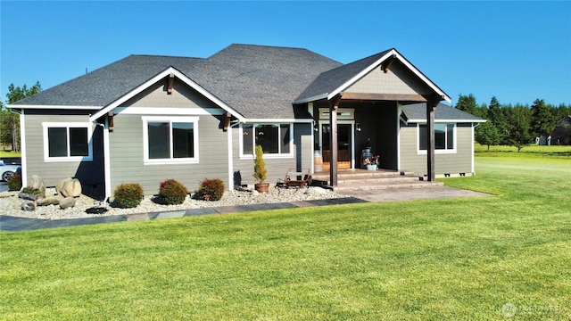 90 Aspen Ln, Mccleary, WA 98557 - view of front of house with a front lawn and a shingled roof