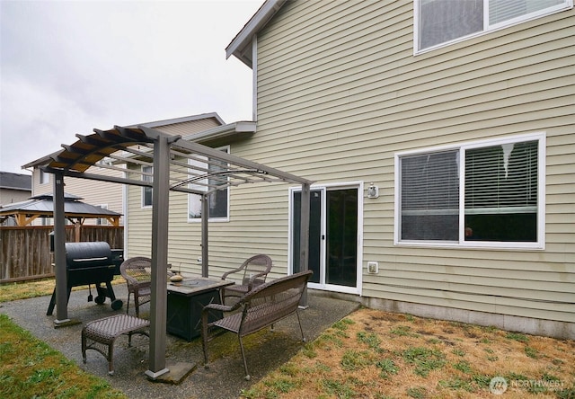 15437 104th Way SE, Yelm, WA 98597 - back of house featuring a gazebo, a pergola, and a patio area