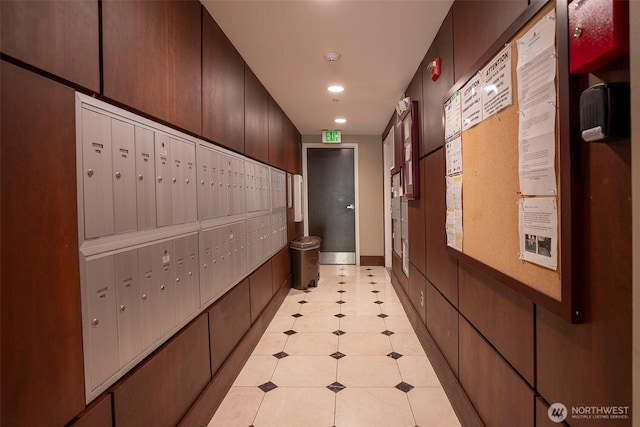 220 1st St Unit 409, Kirkland, WA 98033 - hall with mail area and recessed lighting