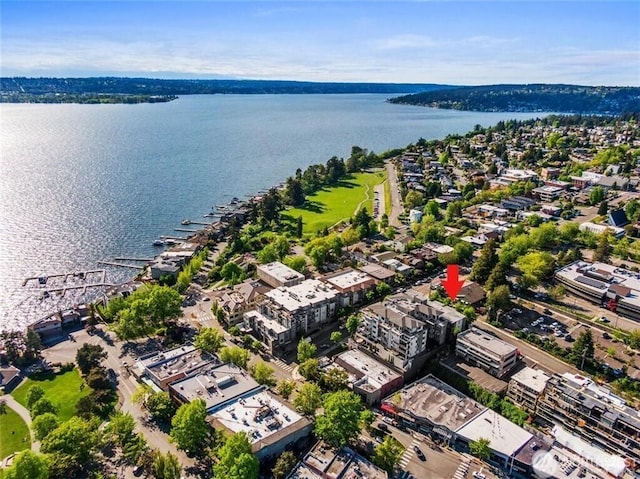 220 1st St Unit 409, Kirkland, WA 98033 - drone / aerial view of a nearby body of water