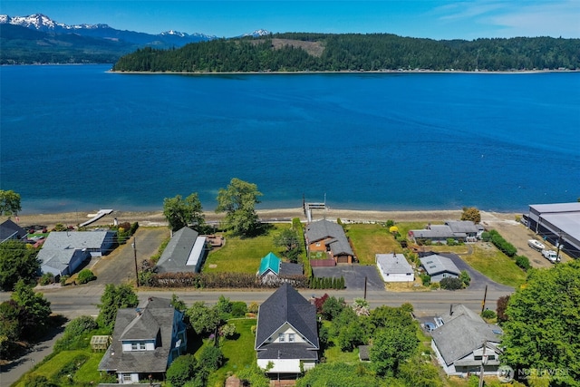 5060 E State Route 106, Union, WA 98592 - aerial view of residential area featuring a water and mountain view
