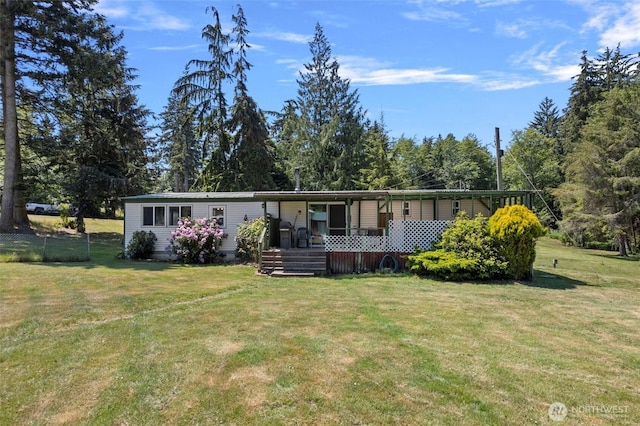 1269 Hideaway Ln, Oak Harbor, WA 98277 - manufactured / mobile home featuring a porch