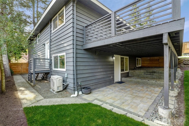 628 163rd Ave SE, Bellevue, WA 98008 - back of house featuring a cooling unit and a patio area