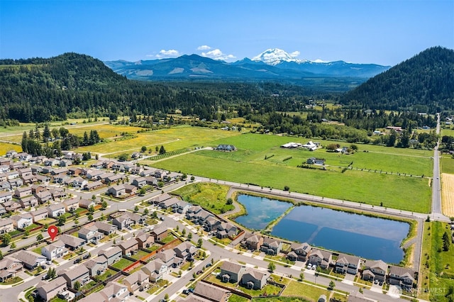 363 Franks Ln N, Enumclaw, WA 98022 - aerial view of a forest and a water and mountain view