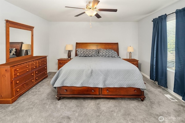 363 Franks Ln N, Enumclaw, WA 98022 - carpeted bedroom featuring baseboards and ceiling fan