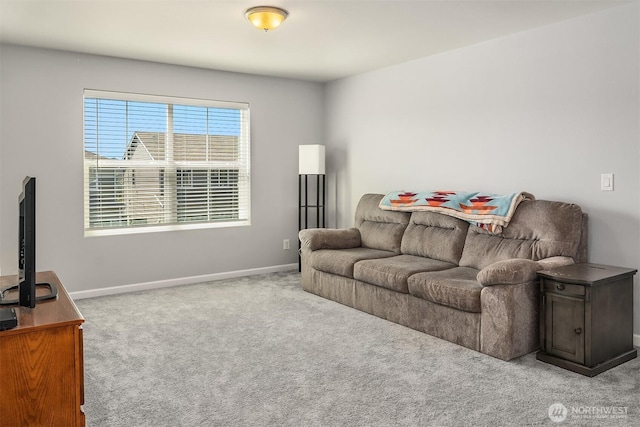 363 Franks Ln N, Enumclaw, WA 98022 - carpeted living area with baseboards