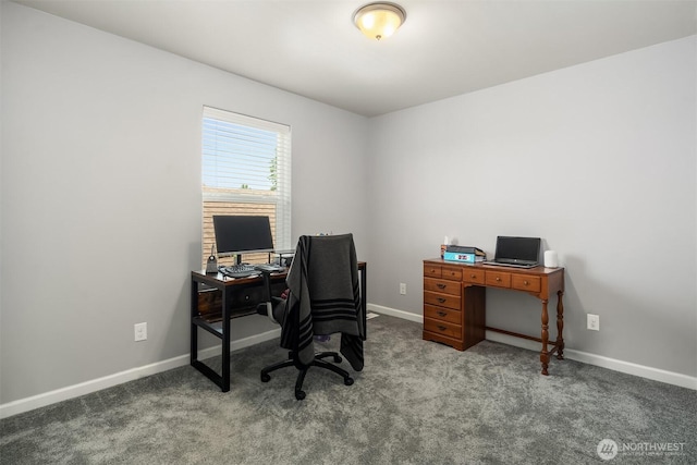 363 Franks Ln N, Enumclaw, WA 98022 - carpeted home office with baseboards