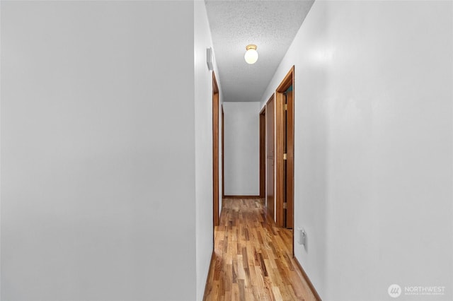 13524 E 5th Ave, Spokane Valley, WA 99216 - corridor featuring a textured ceiling and light wood-style flooring