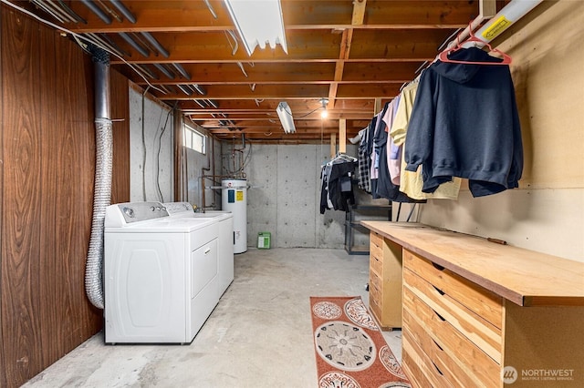 13524 E 5th Ave, Spokane Valley, WA 99216 - unfinished basement featuring washing machine and dryer and strapped water heater