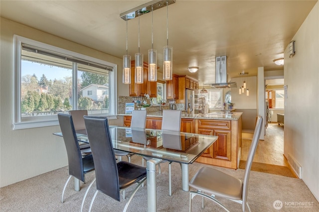 10008 Rainier Ave S, Seattle, WA 98178 - dining room with light carpet