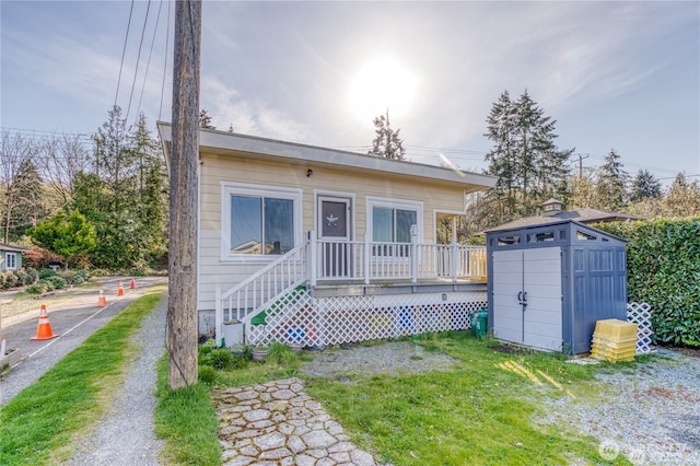 10008 Rainier Ave S, Seattle, WA 98178 - view of front of home featuring a wooden deck