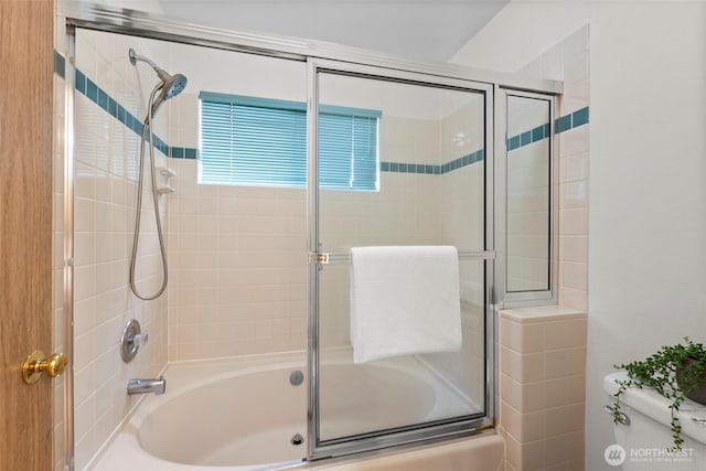 12731 102nd Ave NE, Kirkland, WA 98034 - bathroom featuring enclosed tub / shower combo and toilet
