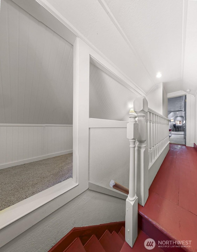 2218 Williams St, Bellingham, WA 98225 - stairway with lofted ceiling