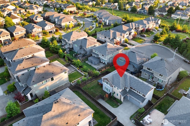 4408 214th Pl SE, Bothell, WA 98021 - aerial overview of property's location with nearby suburban area