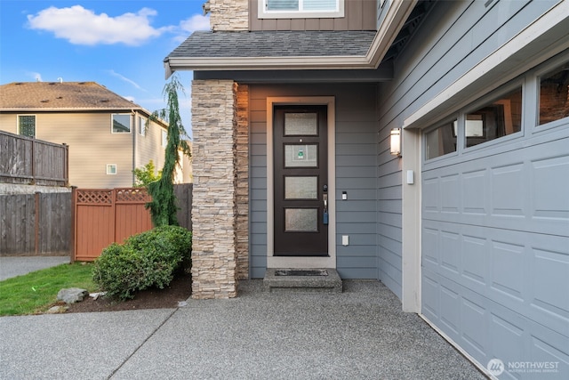 4408 214th Pl SE, Bothell, WA 98021 - view of exterior entry with board and batten siding and stone siding